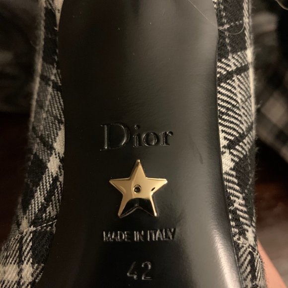 Dior Shoes, Christian Dior Black and White Ankle Boots - Picture 5 of 7